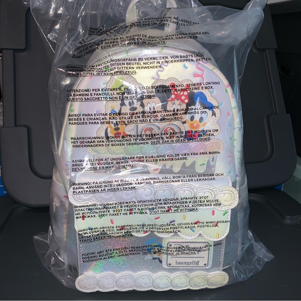 Loungefly Disney 100 Celebration Cake Mini Backpack